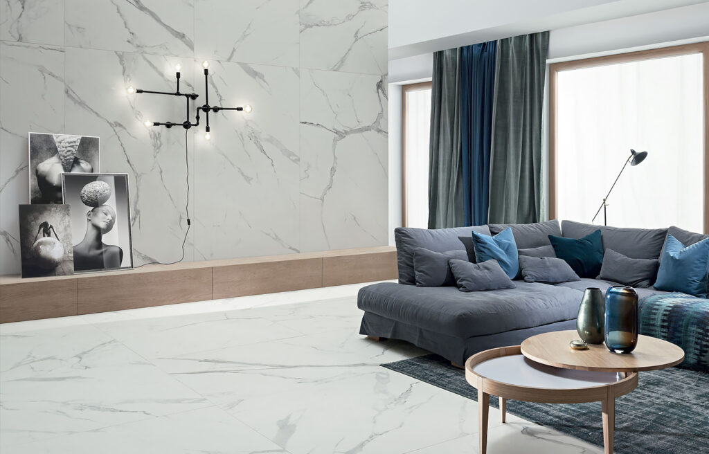Large Format Tiles - Marble Look