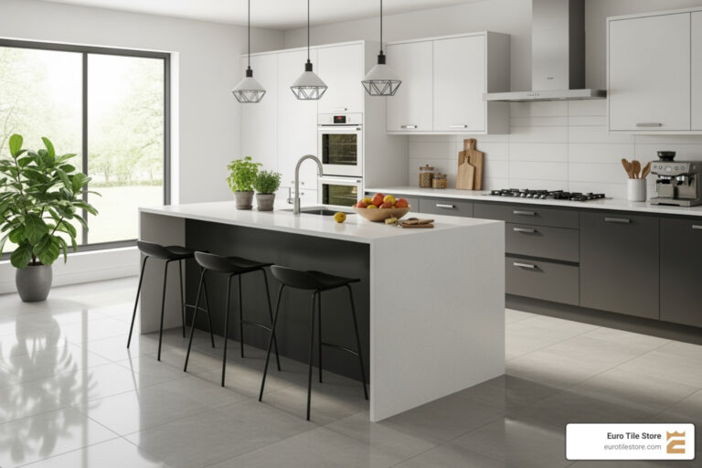 porcelain tile flooring for kitchen