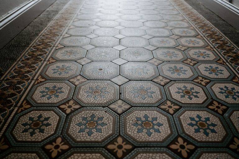 European floor tiles